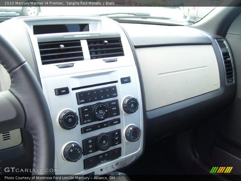 Sangria Red Metallic / Black 2010 Mercury Mariner I4 Premier