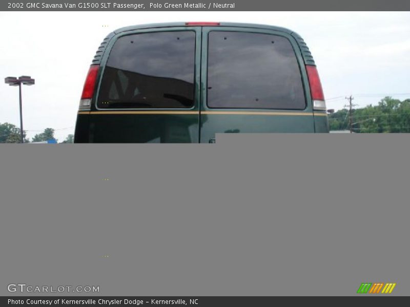 Polo Green Metallic / Neutral 2002 GMC Savana Van G1500 SLT Passenger