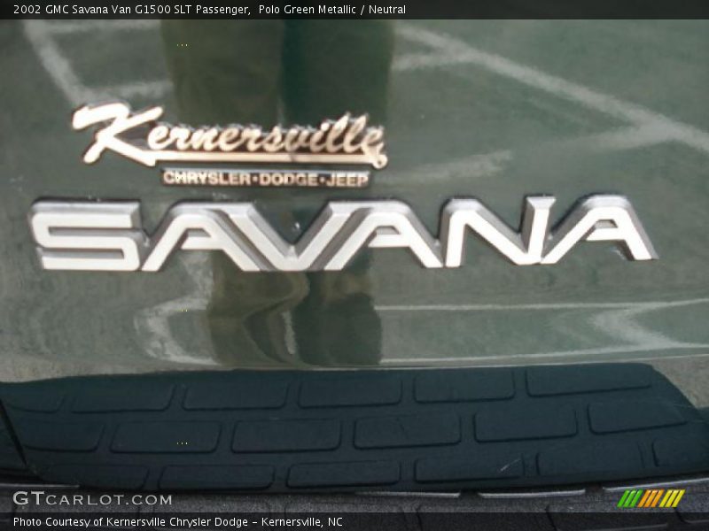 Polo Green Metallic / Neutral 2002 GMC Savana Van G1500 SLT Passenger