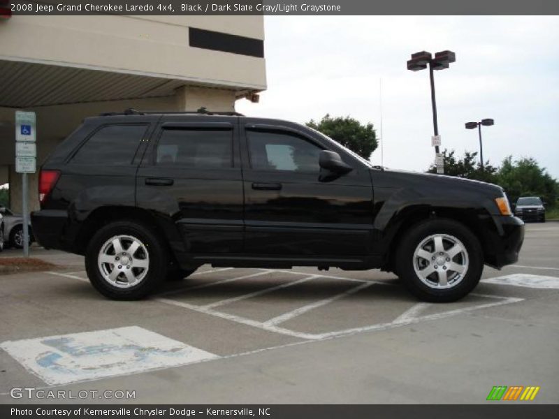 Black / Dark Slate Gray/Light Graystone 2008 Jeep Grand Cherokee Laredo 4x4