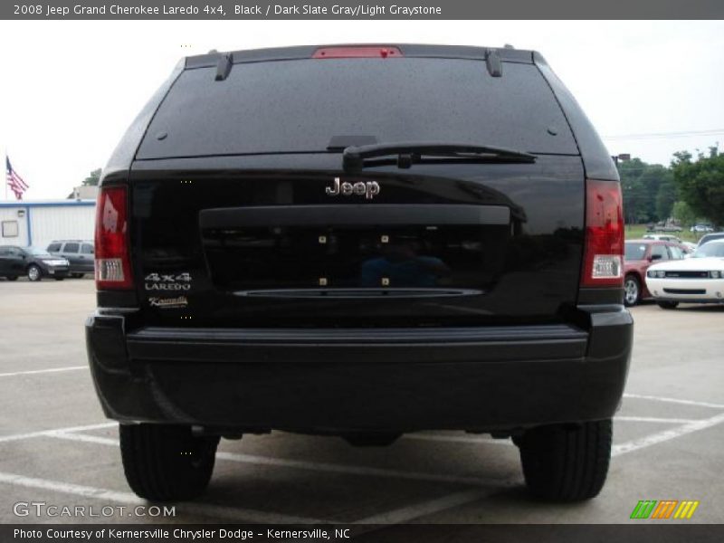 Black / Dark Slate Gray/Light Graystone 2008 Jeep Grand Cherokee Laredo 4x4