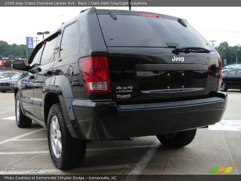 Black / Dark Slate Gray/Light Graystone 2008 Jeep Grand Cherokee Laredo 4x4