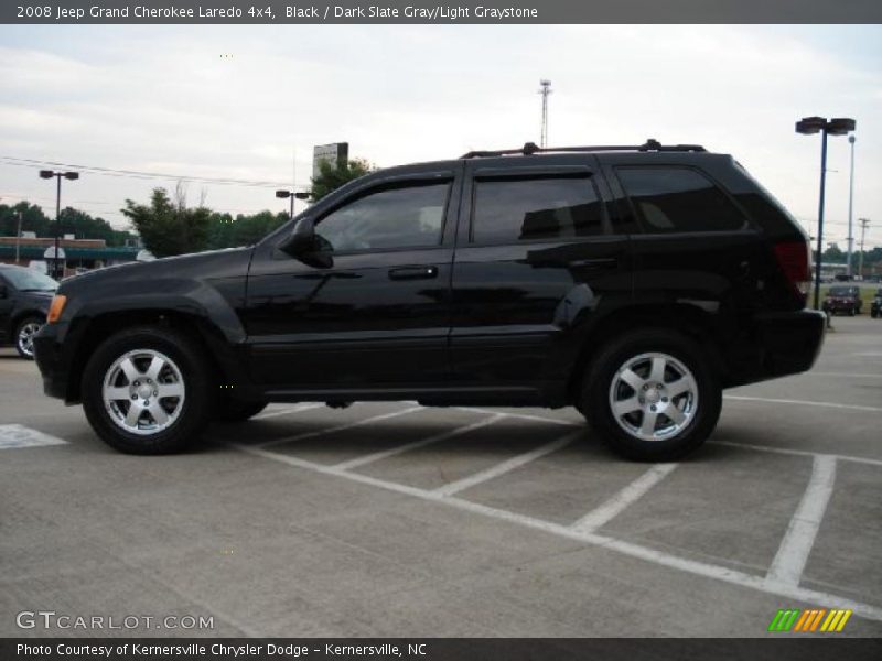 Black / Dark Slate Gray/Light Graystone 2008 Jeep Grand Cherokee Laredo 4x4