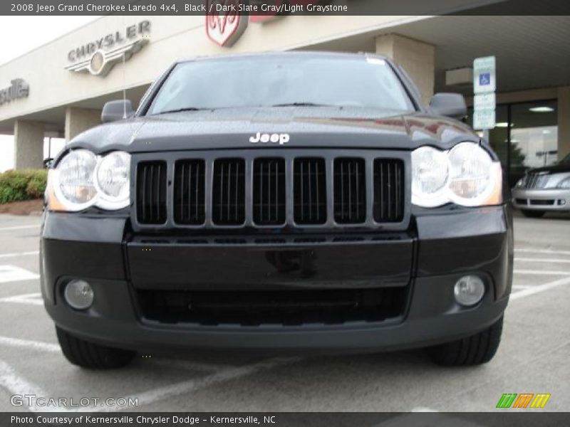Black / Dark Slate Gray/Light Graystone 2008 Jeep Grand Cherokee Laredo 4x4
