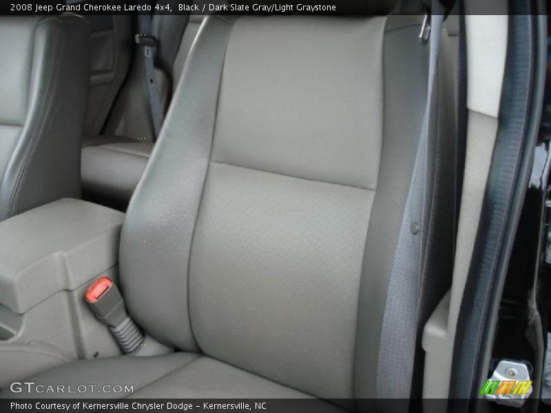 Black / Dark Slate Gray/Light Graystone 2008 Jeep Grand Cherokee Laredo 4x4