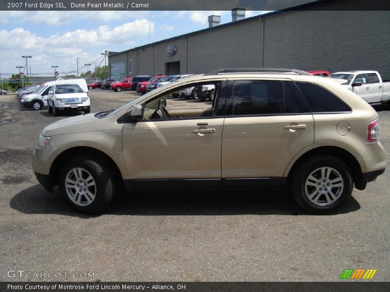 Dune Pearl Metallic / Camel 2007 Ford Edge SEL