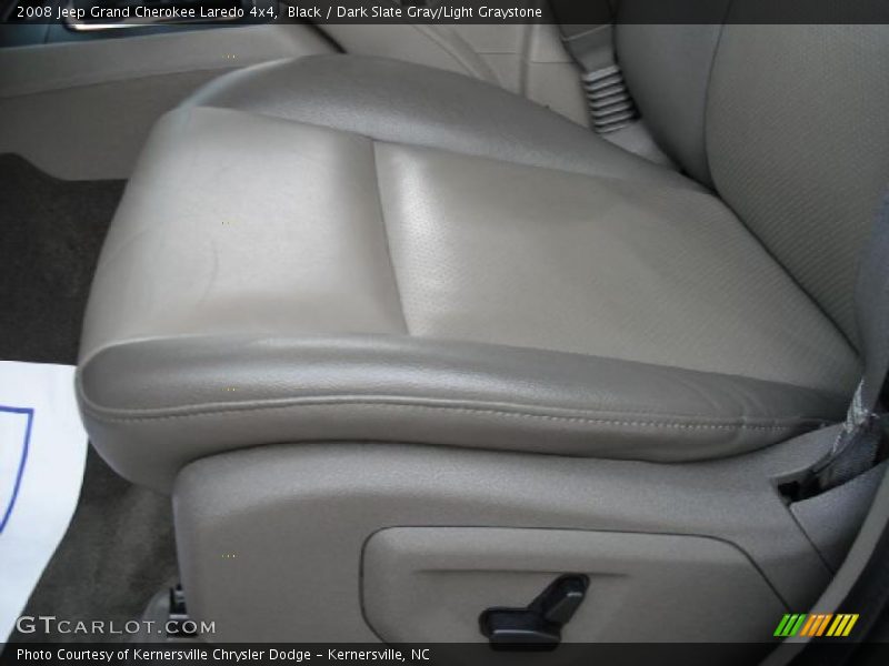 Black / Dark Slate Gray/Light Graystone 2008 Jeep Grand Cherokee Laredo 4x4