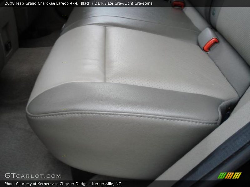 Black / Dark Slate Gray/Light Graystone 2008 Jeep Grand Cherokee Laredo 4x4