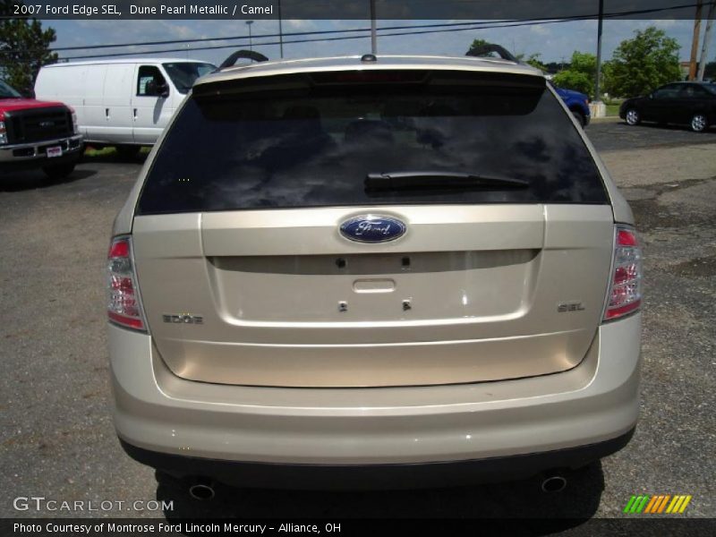 Dune Pearl Metallic / Camel 2007 Ford Edge SEL