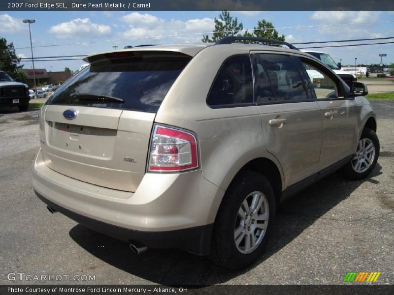 Dune Pearl Metallic / Camel 2007 Ford Edge SEL