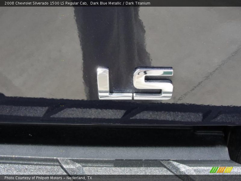 Dark Blue Metallic / Dark Titanium 2008 Chevrolet Silverado 1500 LS Regular Cab