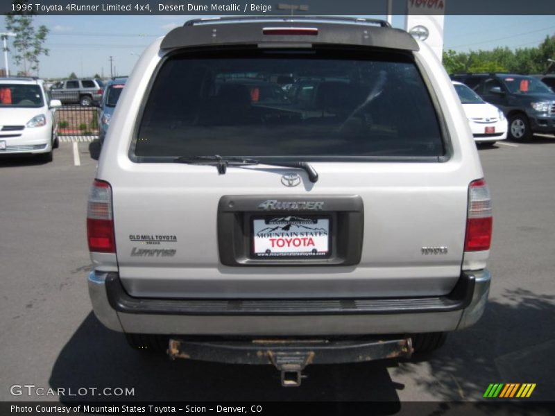 Desert Dune Metallic / Beige 1996 Toyota 4Runner Limited 4x4