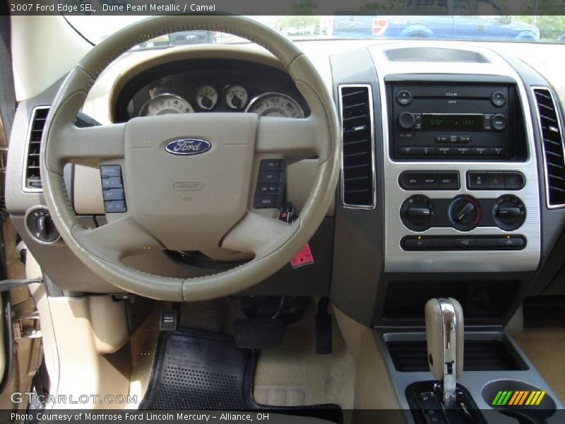 Dune Pearl Metallic / Camel 2007 Ford Edge SEL