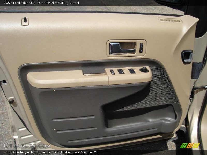Dune Pearl Metallic / Camel 2007 Ford Edge SEL