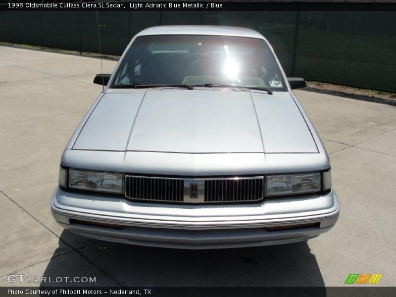 Light Adriatic Blue Metallic / Blue 1996 Oldsmobile Cutlass Ciera SL Sedan