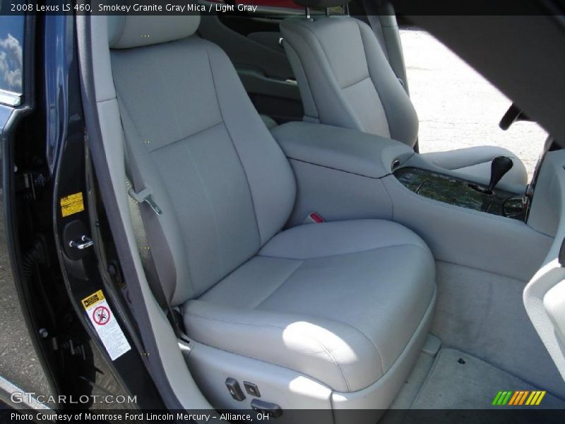 Smokey Granite Gray Mica / Light Gray 2008 Lexus LS 460