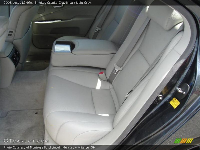 Smokey Granite Gray Mica / Light Gray 2008 Lexus LS 460