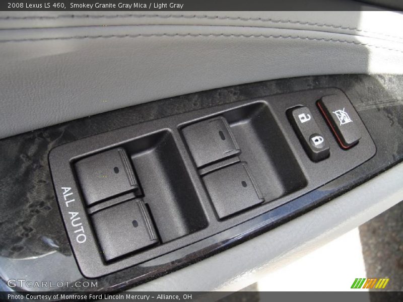 Smokey Granite Gray Mica / Light Gray 2008 Lexus LS 460