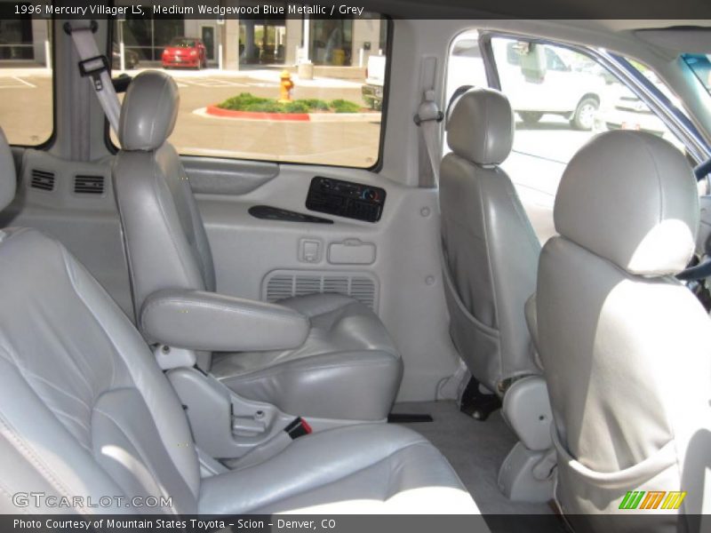 Medium Wedgewood Blue Metallic / Grey 1996 Mercury Villager LS