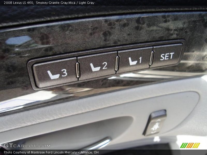 Smokey Granite Gray Mica / Light Gray 2008 Lexus LS 460