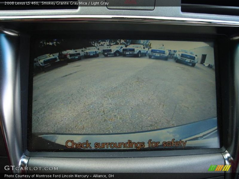 Smokey Granite Gray Mica / Light Gray 2008 Lexus LS 460