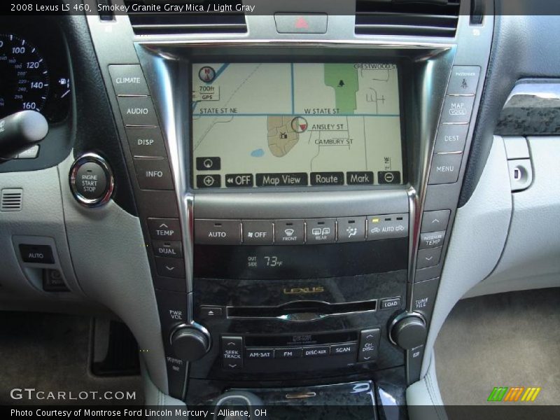 Smokey Granite Gray Mica / Light Gray 2008 Lexus LS 460