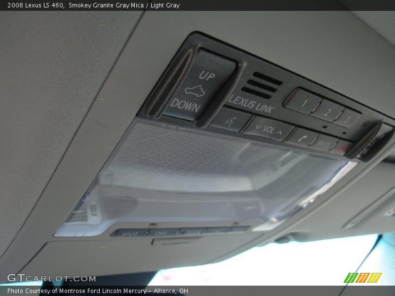 Smokey Granite Gray Mica / Light Gray 2008 Lexus LS 460