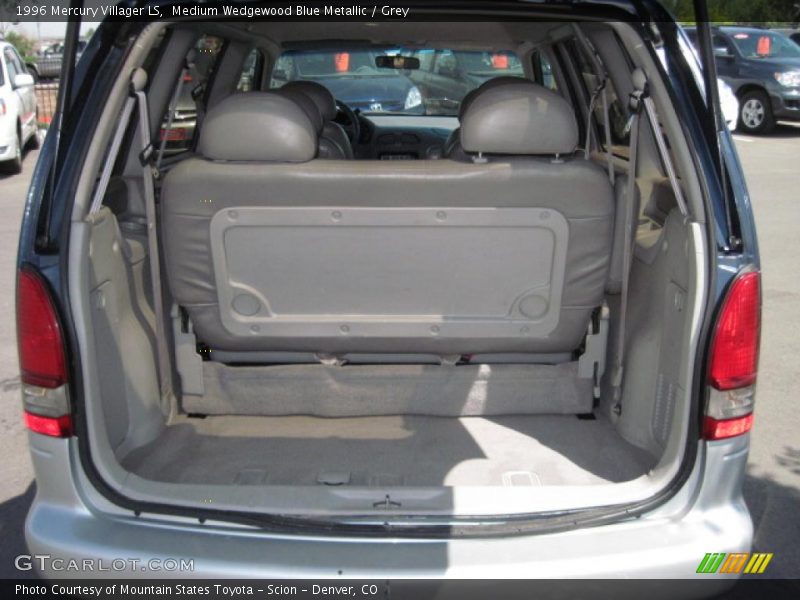 Medium Wedgewood Blue Metallic / Grey 1996 Mercury Villager LS