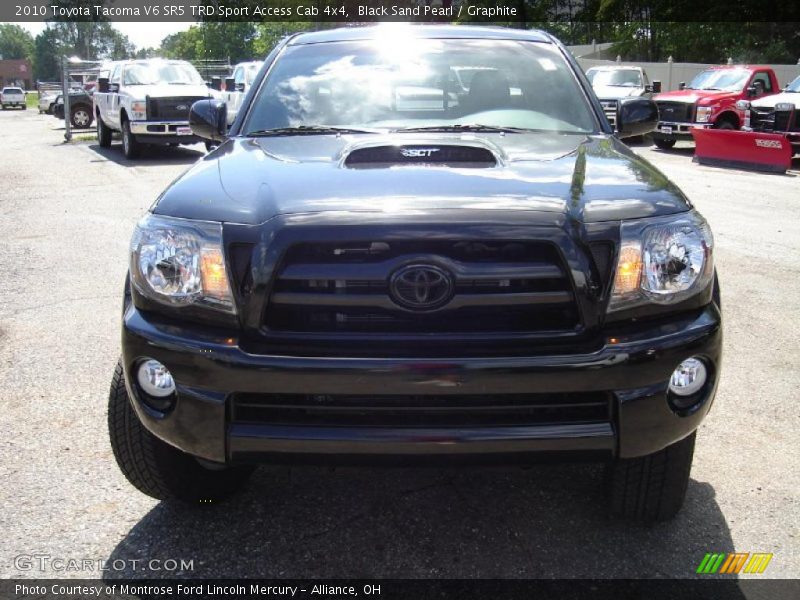 Black Sand Pearl / Graphite 2010 Toyota Tacoma V6 SR5 TRD Sport Access Cab 4x4