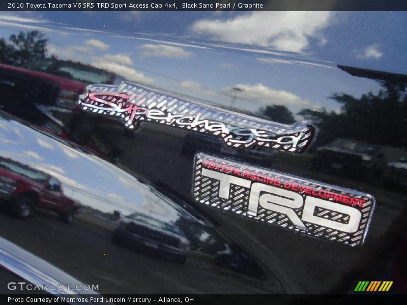 Black Sand Pearl / Graphite 2010 Toyota Tacoma V6 SR5 TRD Sport Access Cab 4x4