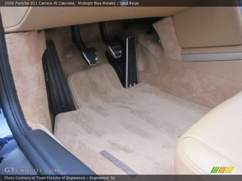 Midnight Blue Metallic / Sand Beige 2006 Porsche 911 Carrera 4S Cabriolet