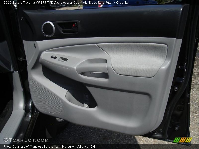 Black Sand Pearl / Graphite 2010 Toyota Tacoma V6 SR5 TRD Sport Access Cab 4x4