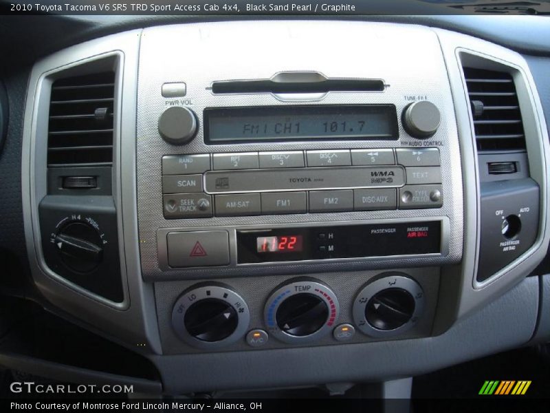 Black Sand Pearl / Graphite 2010 Toyota Tacoma V6 SR5 TRD Sport Access Cab 4x4