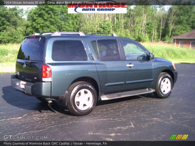 Deep Water Blue Metallic / Steel/Titanium 2004 Nissan Armada SE 4x4
