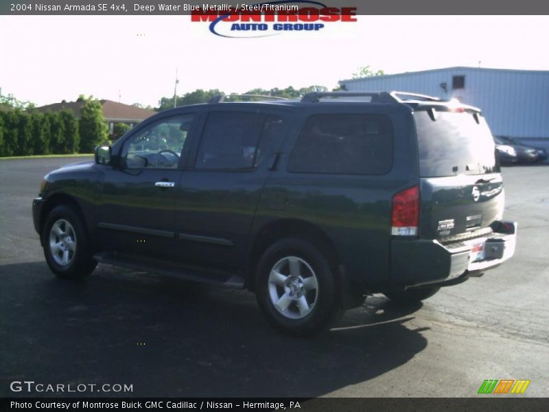 Deep Water Blue Metallic / Steel/Titanium 2004 Nissan Armada SE 4x4