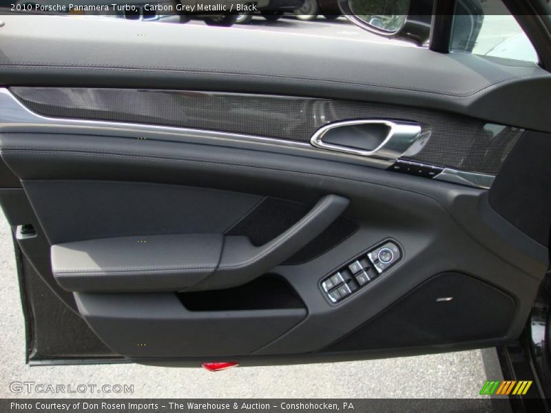 Carbon Grey Metallic / Black 2010 Porsche Panamera Turbo