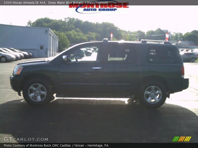 Deep Water Blue Metallic / Steel/Titanium 2004 Nissan Armada SE 4x4