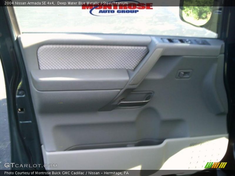 Deep Water Blue Metallic / Steel/Titanium 2004 Nissan Armada SE 4x4