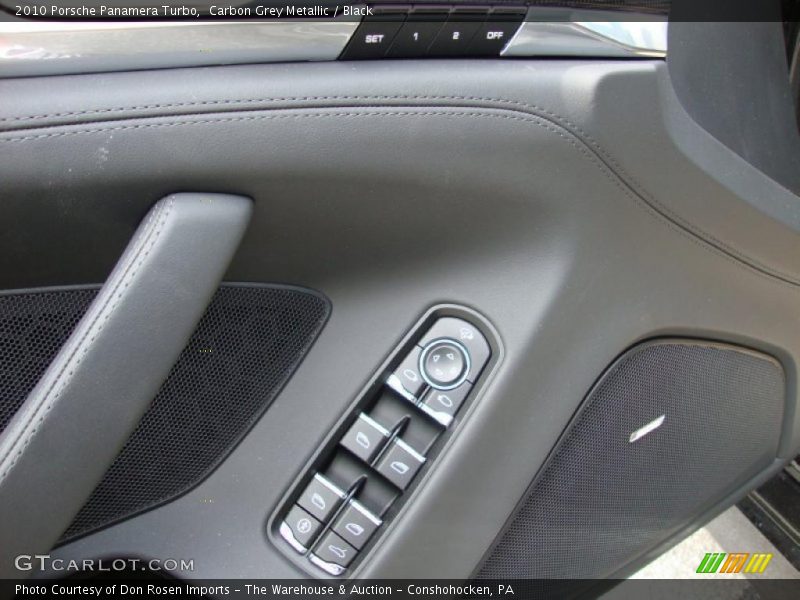 Carbon Grey Metallic / Black 2010 Porsche Panamera Turbo