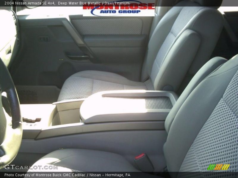 Deep Water Blue Metallic / Steel/Titanium 2004 Nissan Armada SE 4x4