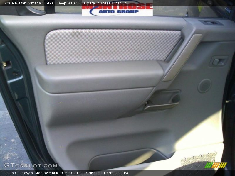Deep Water Blue Metallic / Steel/Titanium 2004 Nissan Armada SE 4x4