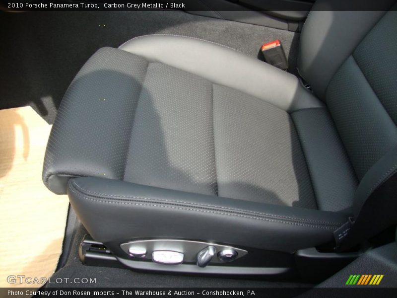 Carbon Grey Metallic / Black 2010 Porsche Panamera Turbo