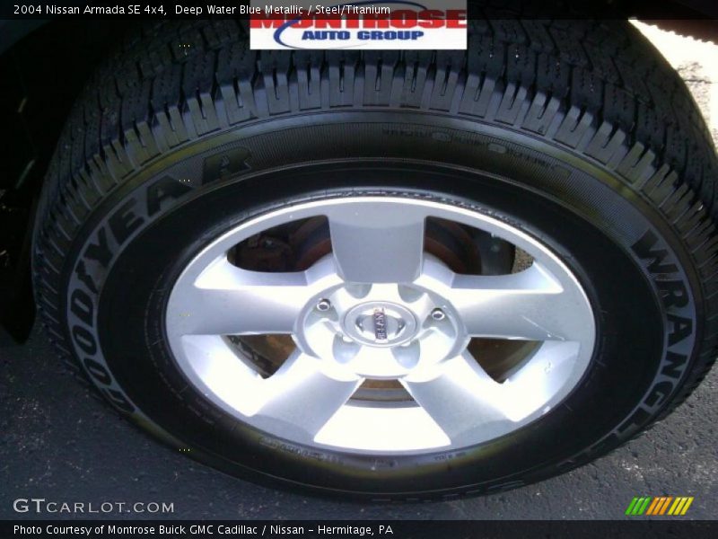 Deep Water Blue Metallic / Steel/Titanium 2004 Nissan Armada SE 4x4