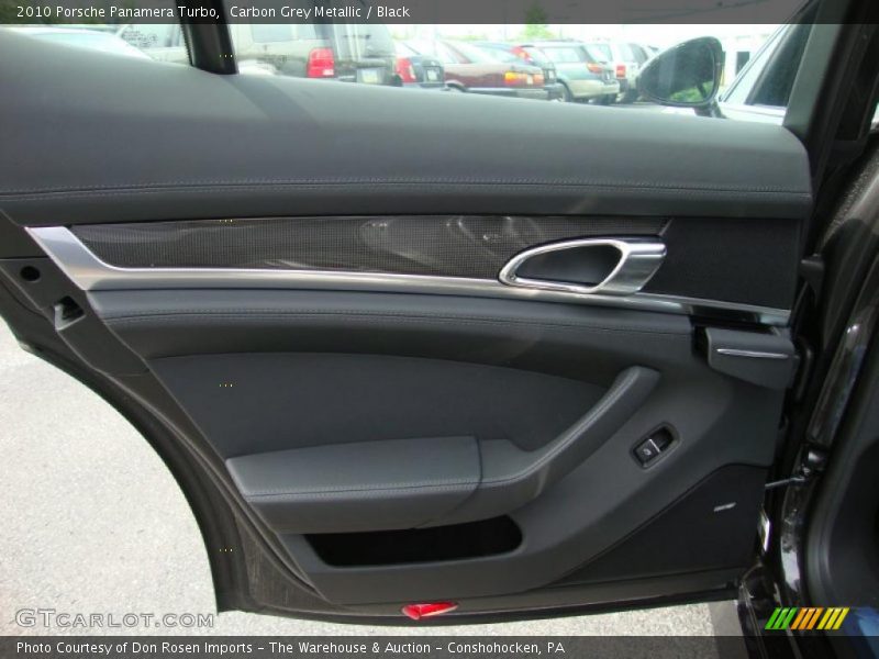 Carbon Grey Metallic / Black 2010 Porsche Panamera Turbo
