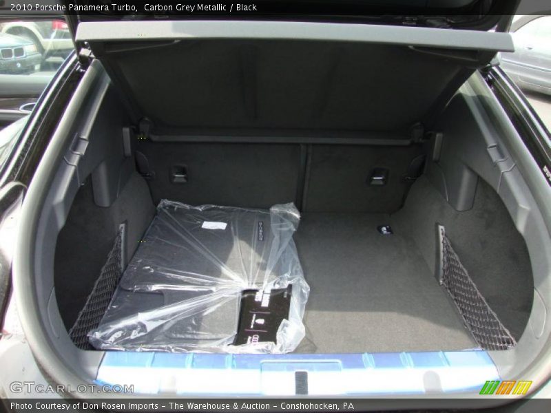 Carbon Grey Metallic / Black 2010 Porsche Panamera Turbo
