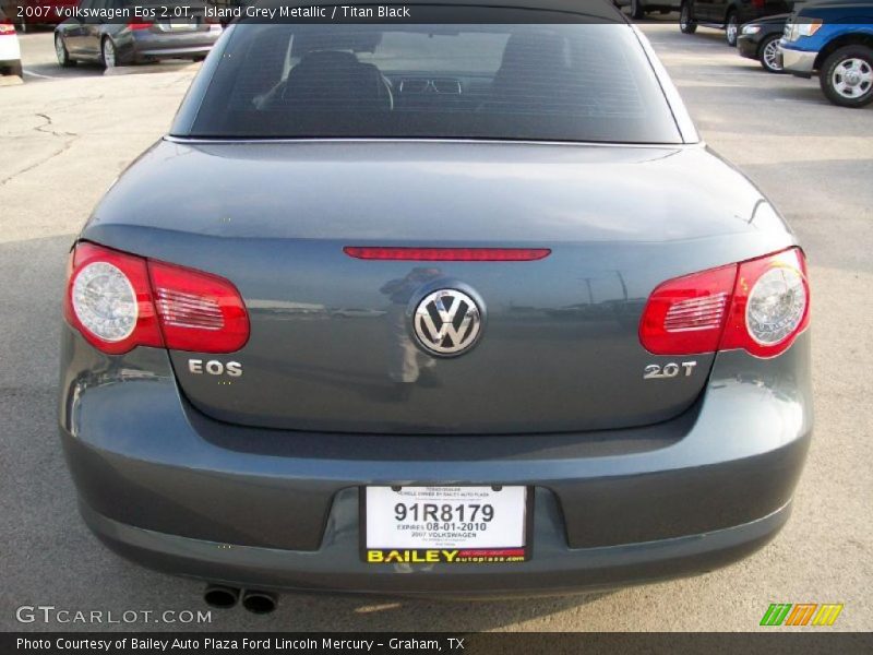 Island Grey Metallic / Titan Black 2007 Volkswagen Eos 2.0T
