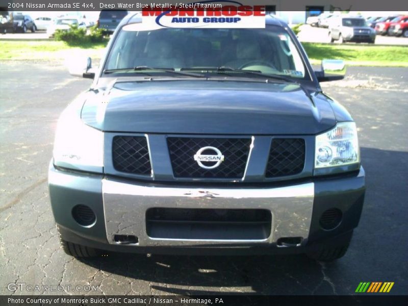 Deep Water Blue Metallic / Steel/Titanium 2004 Nissan Armada SE 4x4