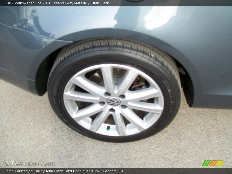 Island Grey Metallic / Titan Black 2007 Volkswagen Eos 2.0T