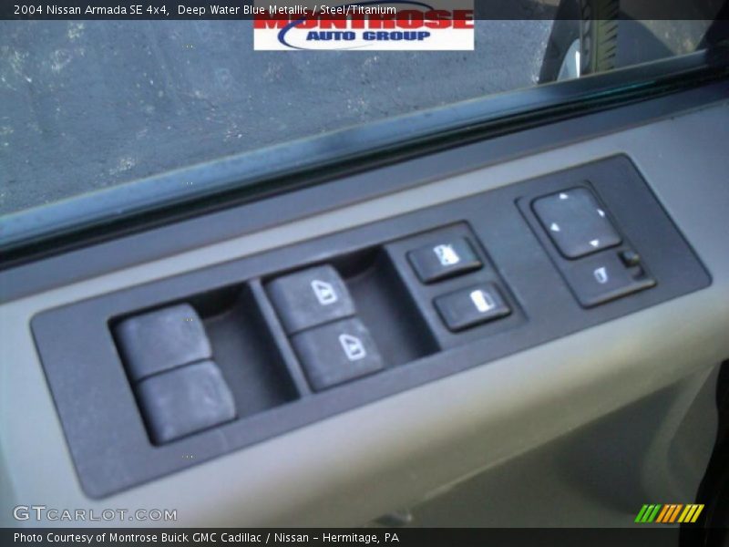 Deep Water Blue Metallic / Steel/Titanium 2004 Nissan Armada SE 4x4