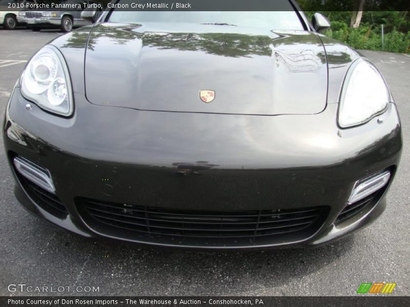 Carbon Grey Metallic / Black 2010 Porsche Panamera Turbo